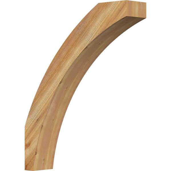 Ekena Millwork 6"W x 28"D x 34"H Thorton Rough Sawn Knee Brace, Western Red Cedar BRC06X28X34THR00RWR - main